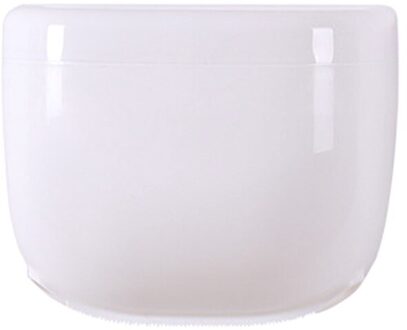 Muur Gemonteerde Badkamer Lijm Dispenser Doos Voor Papier Handdoeken Telefoon Rolhouder Tissue Opbergdoos Lade Badkamer Benodigdheden wit