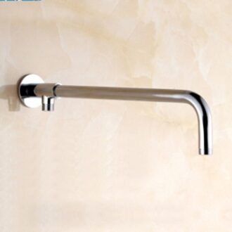 Muur Gemonteerde Douchekop Arm Verchroomd Metalen Douche Extension Arm Set Voor Hotel Huis Badkamer Hardware Accessoires Base Arm 30cm