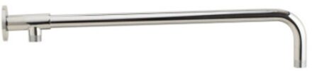 Muur Gemonteerde Douchekop Arm Verchroomd Metalen Douche Extension Arm Set Voor Hotel Huis Badkamer Hardware Accessoires Base Arm 40cm