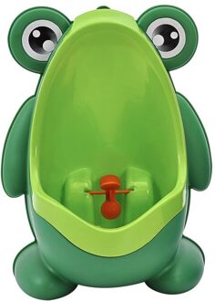 Muur Gemonteerde Haak Baby Boy Potty Toilet Training Kids Kikker Stand Verticale Baby Peuter Badkamer Kikker Urinoir groen