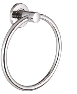 Muur Gemonteerde Handdoek Badkamer Opbergdoos 16 Cm Ronde Handdoek Rack Rack Gratis Van Gaten Geen Schade de Muur Installeren