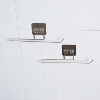 Muur Gemonteerde Handdoekhouders Voor Bad Keuken Handdoekenrek Opknoping Houder Organizer Badkamermeubel Kast Hanger