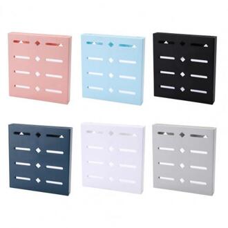 Muur Gemonteerde Lijm Afvoer Mes Rack Holder Opslag Container Bestek Organisator Voor Keuken lucht blauw