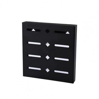 Muur Gemonteerde Lijm Afvoer Mes Rack Holder Opslag Container Bestek Organisator Voor Keuken marine blauw