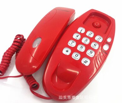 Muur Gemonteerde Mini Telefoon Vaste Lift Sub-Machine Hoofd Kleine Telefoon Voor Hotel Thuis kleurrijk