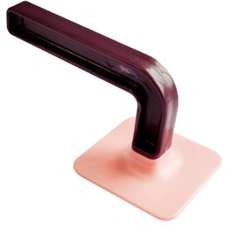 Muur Gemonteerde Naadloze Ins Wind Opslag Board Pot Cover Hanger Rack Creatieve Keuken Geperforeerde Snijden Opslag Haak Gratis paars