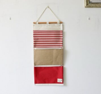 Muur Gemonteerde Opslag Opknoping Zak Katoen En Linnen Brief Deur Opknoping Tas Waterdichte Diversen Opslag Opknoping Tas