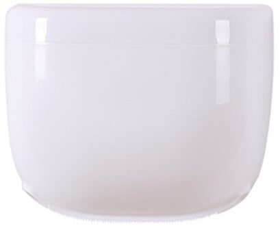 Muur Gemonteerde Papieren Handdoek Houder Badkamer Opbergdoos Papieren Handdoek Dispenser Toiletpapier Dispenser Container Extractie Doseer wit / L