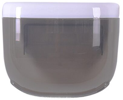 Muur Gemonteerde Papieren Handdoek Houder Badkamer Opbergdoos Papieren Handdoek Dispenser Toiletpapier Dispenser Container Extractie Doseer zwart / L