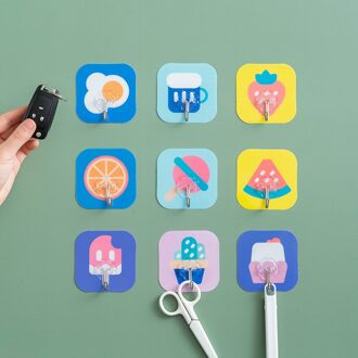 Muur Gemonteerde Sticker Punch-Gratis Plug Fixer Thuis Zelfklevende Socket Fixer Kabel Draad Organisator Naadloze Power strip Houder 1stk willekeurig