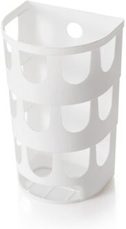 Muur Gemonteerde Vuilniszak Container Plastic Storage Rack Organizer Diversen Opbergdoos Voor Keuken Badkamer