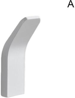 Muur Haak Handdoek Haak Voor Badkamer Kapstok Roestvrij Haak Hanger Kleerhangers Voor Keuken Hardware Badkamer 1Pc zilver