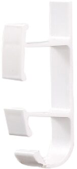 Muur Haak Plastic Wastafel Haak Zelfklevende Sticky Keuken Badkamer Sleutel Tas Jas Hanger Thuis Opslag Opknoping Houder Rekken 1stk wit