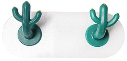 Muur Haken Waterdicht Oilproof Zelfklevende Haken Leuke Cactus Haak Herbruikbare Naadloze Opknoping Haak Voor Keuken Badkamer Office 2