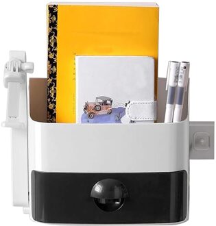 Muur Multifunctionele Nachtkastje Opruimen Rek Opbergrek Plank Organisator Met Telefoon Houder Thuis Kamer Goederen