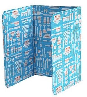 Muur Olie Splash Guard Folie Gasfornuis Shield Olie Ploetert Screen Tool Koken Isoleren Splash Proof Baffle Kichen Accessoires Blauw