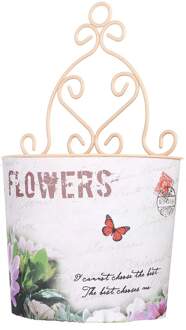 Muur Opknoping Planter Bloempot Plant Potten Mand Houder Kunstmatige Opknoping Potten Balkon Tuin Home Decoratie orchidee