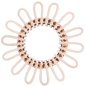 Muur Opknoping Spiegel Hand Geweven Rotan Ronde Dressing Spiegel Voor Thuis Woonkamer Badkamer Decor Spiegel