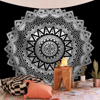 Muur Opknoping Tapijt Rechthoek Muur Mandala Tapestry Huishoudelijke Bloemenprint Achtergrond Doek Decoratieve Doek Decor Deken