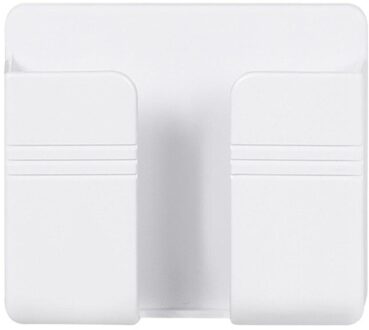 Muur Organisator Opbergdoos Afstandsbediening Muur Gemonteerde Mobiele Telefoon Socket Houder Multifunctionele Opladen Houder