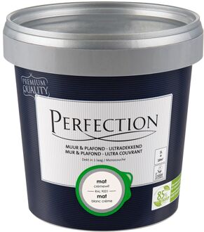 Muur & Plafond Muurverf - Mat - Crèmewit Ral 9001 - 1l