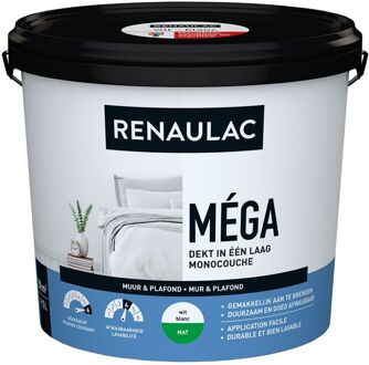 Muur & Plafond Muurverf - Mat - Wit - 5l