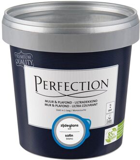 Muur & Plafond Muurverf - Zijdeglans - Wit - 1l