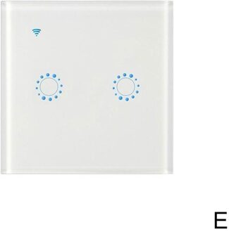 Muur Smart Switch Wifi Schakelaar Smart Afstandsbediening Schakelaar Alexa Slimme Schakelaar Compatibel Met Ios En Android wit 2 road