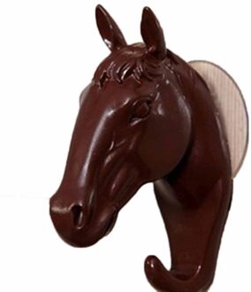 Muur Stuk Decoratieve Hars Woninginrichting Moderne Kleine Paard Haken Muur Sieraden Keys Hangers Handtas Houder Thuis koffie