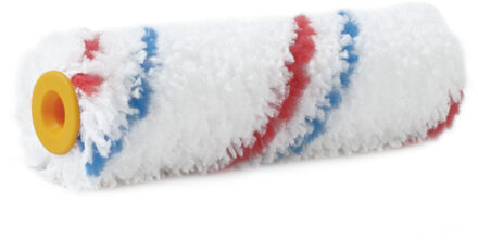 Muur vacht anti-spat verfroller polyester microvezel pluisvrij 3,5 x 10 cm - Verfrollers Multikleur