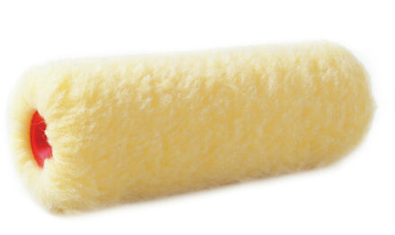 Muur vacht verfroller - polyester - 9,6 x 25 cm - Verfspullen - Schilderen