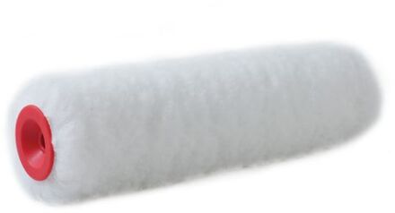 Muur vacht verfroller polyester eenmalig gebruik 7,8 x 18 cm - Verfrollers Multikleur