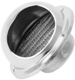 Muur Ventilatierooster Ducting Ventilatie Extractor Outlet Lamellen Halfrond 304 Rvs Air Vent Cover Hood Outlet as tonen 6