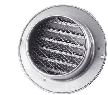 Muur Ventilatierooster Ducting Ventilatie Extractor Outlet Lamellen Halfrond 304 Rvs Air Vent Cover Hood Outlet as tonen 8
