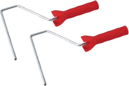 Muur verfroller beugel - 2x - verfbeugel voor 25 cm breedte rollers - schilderen