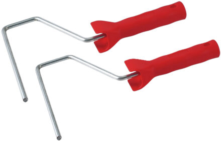 Muur verfroller beugel / verfbeugels - 2x stuks - voor 18 cm verfrollen