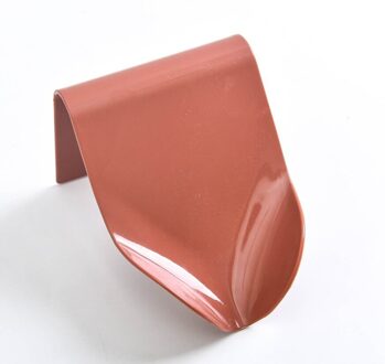 Muur-Zuig Afvoer Zeepbakje Leafology Decoratieve Drainage Zeep Houder Zeep Houder Opslag Container Thuis Badkamer Accessoires Rood