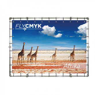 Muurframe - opvallende buitenreclame voor jouw bedrijfspand of winkel drukken