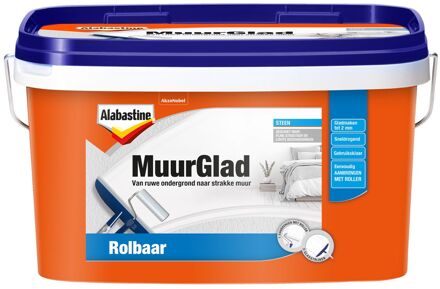 Muurglad Rolbaar muurverf- 2,5 liter