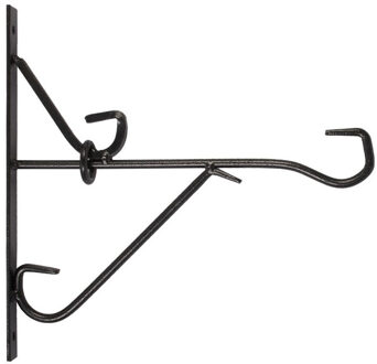 Muurhaak - smeedijzer - voor plantenpotten - 25 cm - basket