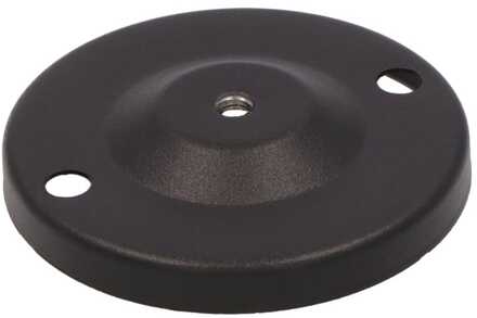 Muurplaat voor Renzo en Lenzo prikspot - Geschikt voor de 5 en 10 Watt varianten - Zwart