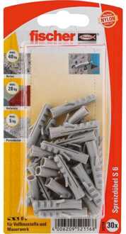 Muurplug Nylon S6GK - 30 Stuks