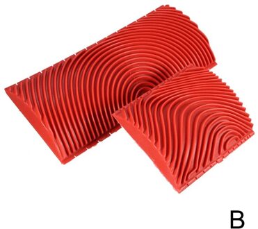 Muurschildering Decoratie Diy Tool Rubberen Roller Borstel Imitatie Hout Korrelen Muur Home Decoratie Art Embossing Gereedschap Tb