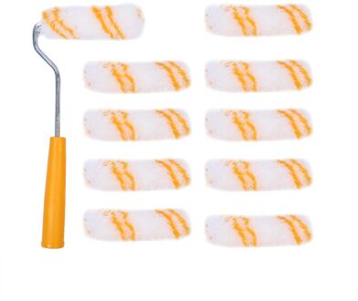 Muurschildering Gereedschap Professionele Borstel Handvat Tool Vervangbare 10 Stuk Tool Kit U4LB