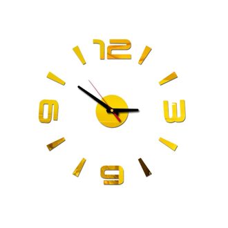 Muursticker Klok 3D Diy Romeinse Cijfers Acryl Spiegel Home Decor Wandklok Modern Slinger Londen Woonkamer 19JUL23 B