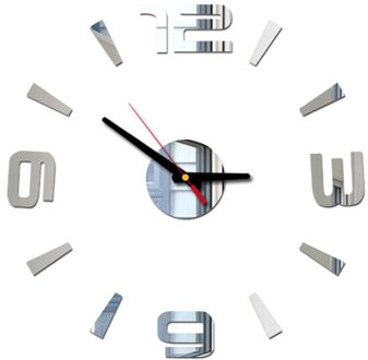 Muursticker Klok 3D Diy Romeinse Cijfers Acryl Spiegel Home Decor Wandklok Modern Slinger Londen Woonkamer 19JUL23