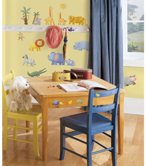 muurstickers jungle adventure 29 stickers