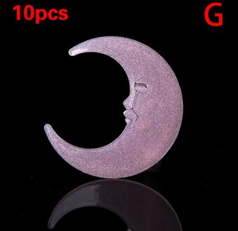 Muurstickers Lichtgevende Stickers Fluorescerende Sterren Schitteren In Het Donker Glow In The Dark Sterren Ster Fluorescerende Plafond 10stk roze maan