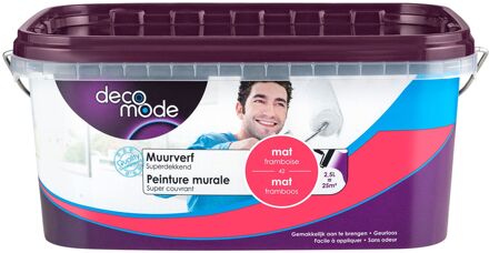 Muurverf - Mat - Framboos - 2,5l