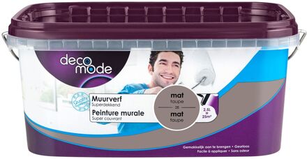 Muurverf - Mat - Taupe - 2,5l